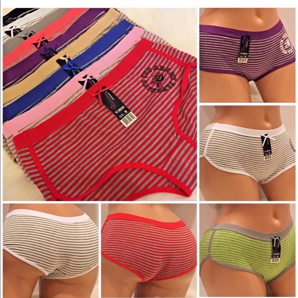 Vision Intimate Sexy Striped Boyshorts small